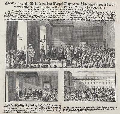 Bild Nr.1: 123-126 Reichsacht od. Privation.: (Einblattdrucke u. Flugschriften)