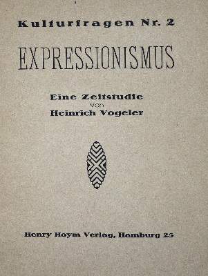 Bild Nr.1: 123-1298 Vogeler,H.: (Literatur und illustrierte Bücher 20.Jahrhundert - Alte Literatur in modernen Ausgaben)