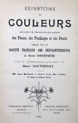 Bild Nr.1: 123-1309 British Colour Council (Hrsg.).: (Botanik)