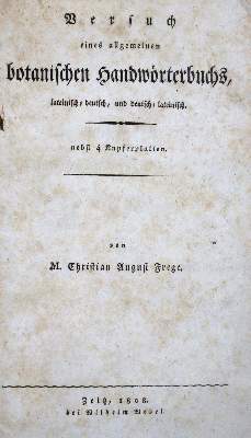 Bild Nr.1: 123-1314 Frege,C.A.: (Botanik)