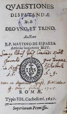 Bild Nr.1: 123-135 Esparza Artieda,M.de.: (Alte Drucke, Handschriften und Theologie)