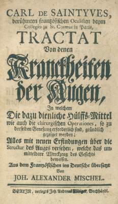 Bild Nr.1: 123-1367 Saint-Yves,C.: (Medizin, Augenheilkunde)