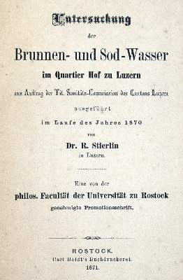 Bild Nr.1: 123-1368 Stierlin,R.: (Medizin, Balneologie)