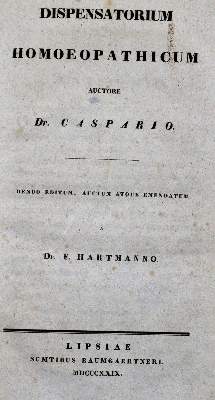 Bild Nr.1: 123-1382 Hartmann,F.: (Medizin, Homöopathie)