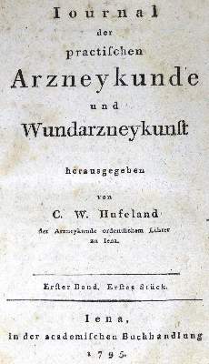 Bild Nr.2: 123-1384 Hufeland,C.W. (Hrsg.).: (Medizin)