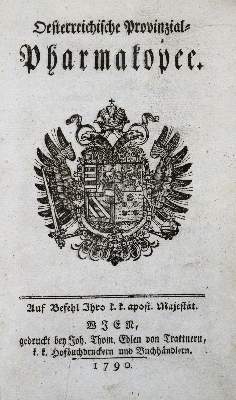 Bild Nr.1: 123-1401 Oesterreichische Provinzial-Pharmakopee.: (Medizin, Pharmazie)