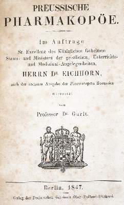 Bild Nr.1: 123-1414 Preussische Pharmakopöe.: (Medizin, Pharmazie)
