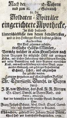 Bild Nr.1: 123-1420 Woltter,J.A.v.: (Medizin, Pharmazie)
