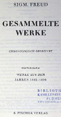 Bild Nr.1: 123-1425 Freud,S.: (Medizin, Psychologie)