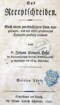 Bild Nr.1: 123-1432 Tode,J.C.: (Medizin)