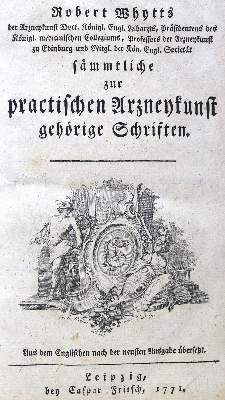 Bild Nr.1: 123-1433 Whytt,R.: (Medizin)
