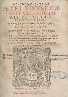 Bild Nr.1: 123-144 Fonseca,P.: (Alte Drucke, Handschriften und Theologie)