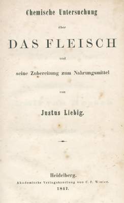 Bild Nr.1: 123-1484 Liebig,J.v.: (Verschiedene Gebiete - Varia, Chemie)