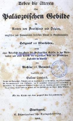 Bild Nr.1: 123-1501 Sedgwick,(A.) u. (R.I.)Murchison.: (Verschiedene Gebiete - Varia, Geologie - Mineralogie u. Paläontologie)