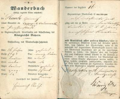 Bild Nr.1: 123-1506 Wanderbücher.: (Verschiedene Gebiete - Varia, Handwerk)