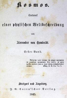 Bild Nr.1: 123-1509 Humboldt,A.v.: (Verschiedene Gebiete - Varia)
