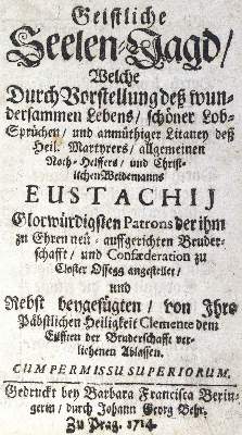 Bild Nr.1: 123-153 Geistliche Seelen-Jagd.: (Alte Drucke, Handschriften und Theologie)