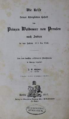 Bild Nr.1: 123-1575 Waldemar, Prinz v. Preußen.: (Asien, Indien)