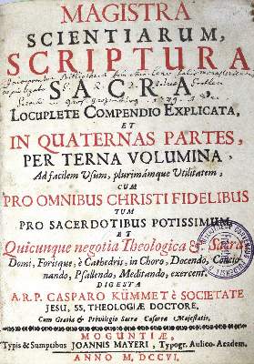 Bild Nr.1: 123-162 Glass,S.: (Alte Drucke, Handschriften und Theologie)