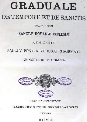 Bild Nr.1: 123-165 Graduale de tempore: (Alte Drucke, Handschriften und Theologie)