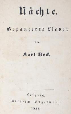 Bild Nr.1: 123-1665 Beck,K.: (Deutschland, Revolution 1848/49 - Vormärz - Politik)