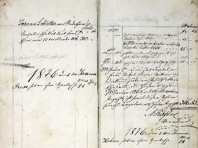 Bild Nr.1: 123-1674 Haus-Buch: (Deutschland, Rüdesheim, Handschriften)