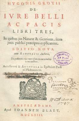 Bild Nr.1: 123-168 Grotius,H.: (Alte Drucke, Handschriften und Theologie)
