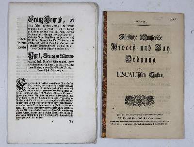 Bild Nr.2: 123-1701 Sammlung: (Deutschland, Verordnungen)