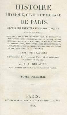 Bild Nr.1: 123-1721 Dulaure,J.A.: (Frankreich, Paris)