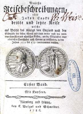 Bild Nr.1: 123-1803 Cook,J.: (Verschiedene Länder - Geschichte)