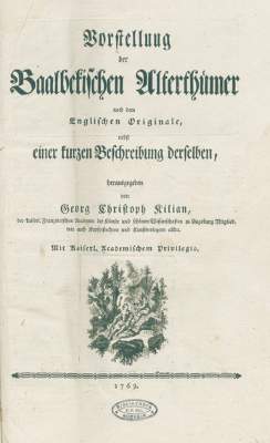 Bild Nr.1: 123-1826 Kilian,G.C. (Hrsg.).: (Verschiedene Länder - Geschichte)