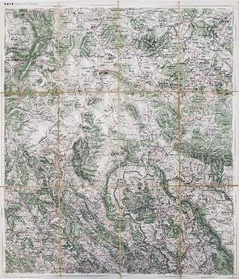 Bild Nr.1: 123-1852 Specialkarte des Riesengebirges.: (Verschiedene Länder - Geschichte, Tschechien)