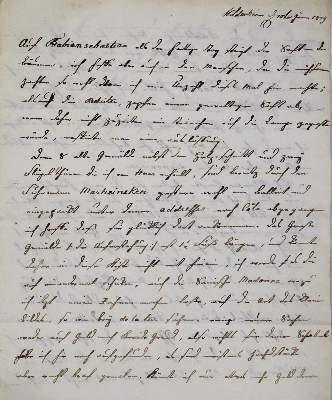 Bild Nr.1: 123-1886 Haxthausen, Karl August Maria Freiherr von,: (Autographen)