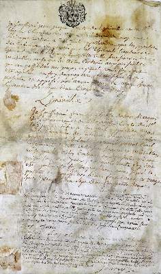 Bild Nr.2: 123-191 Promotionsurkunde: (Handschriften)