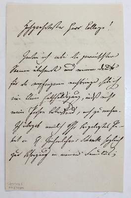 Bild Nr.2: 123-1925 Voigt, Friedrich Siegmund,: (Autographen)