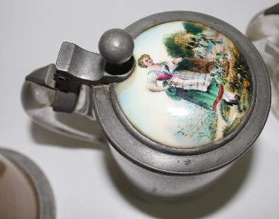 Bild Nr.5: 123-1927 5 Bierkrüge Jugendstil: (Varia)
