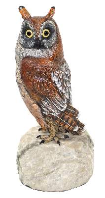 Bild Nr.1: 123-1934 Bronzeeule wohl Wien: (Varia, Eulen)