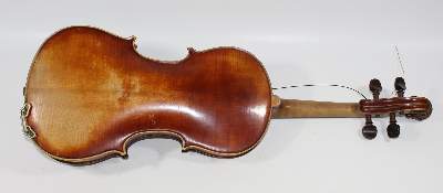 Bild Nr.3: 123-1965 Violine mit Löwenkopfschnecke: (Varia, Musikinstrumente)