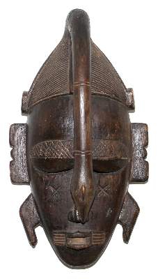 Bild Nr.1: 123-2048 Maske der Jimini: (Afrika, Sammlung Nerlich München)