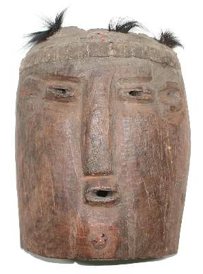 Bild Nr.1: 123-2050 Mbunda Brettmaske: (Afrika, Sammlung Nerlich München)