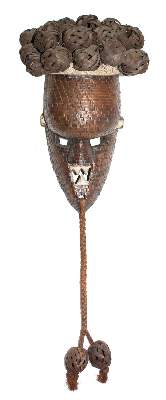 Bild Nr.1: 123-2054 Salampasu Maske Zaire: (Afrika, Sammlung Nerlich München)