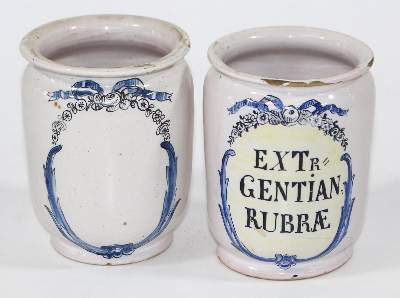 Bild Nr.1: 123-2065 Albarelli wohl: (Apothekenwesen, Albarello)