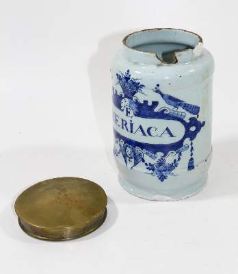 Bild Nr.3: 123-2067 Albarello Delft Hendrik: (Apothekenwesen, Albarello)