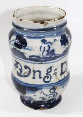 Bild Nr.1: 123-2078 Albarello Pescetto o.: (Apothekenwesen, Albarello)