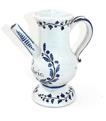 Bild Nr.2: 123-2087 Ölkanne Chevrette: (Apothekenwesen, Albarello)