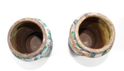 Bild Nr.3: 123-2088 Paar Albarelli wohl Montelupo: (Apothekenwesen, Albarello)