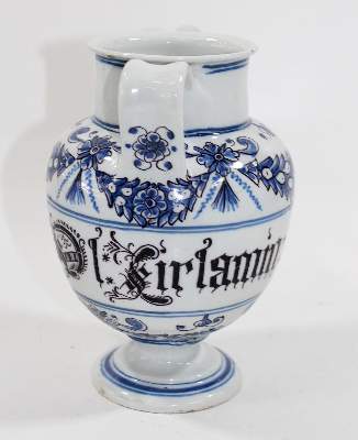 Bild Nr.2: 123-2091 Sirupkanne wohl Firenze: (Apothekenwesen, Albarello)