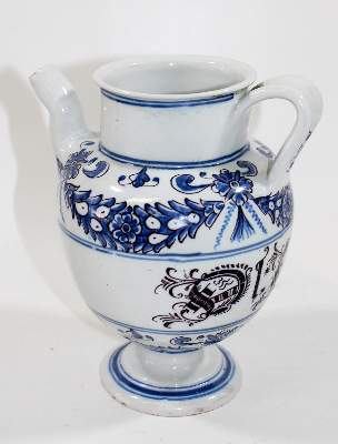 Bild Nr.3: 123-2091 Sirupkanne wohl Firenze: (Apothekenwesen, Albarello)