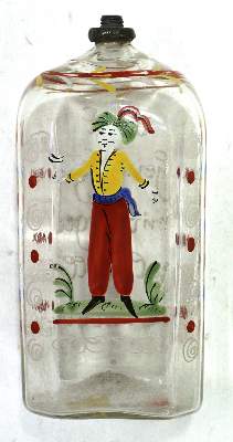 Bild Nr.1: 123-2120 Schnapsflasche 18.Jh.: (Apothekenwesen, Glas)
