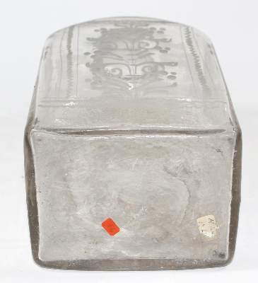 Bild Nr.4: 123-2122 Schnapsflasche wohl Böhmen: (Apothekenwesen, Glas)